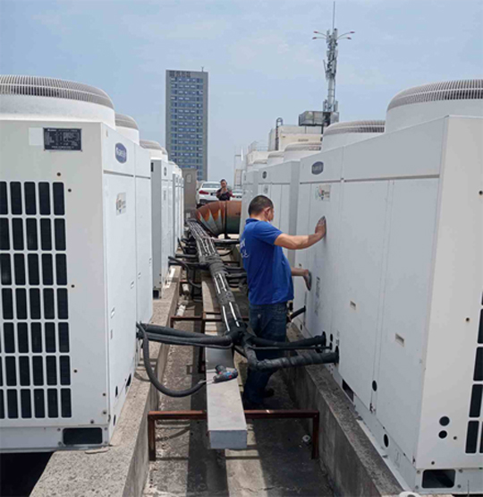 宽城中央空调制热和不制冷系统维修方法